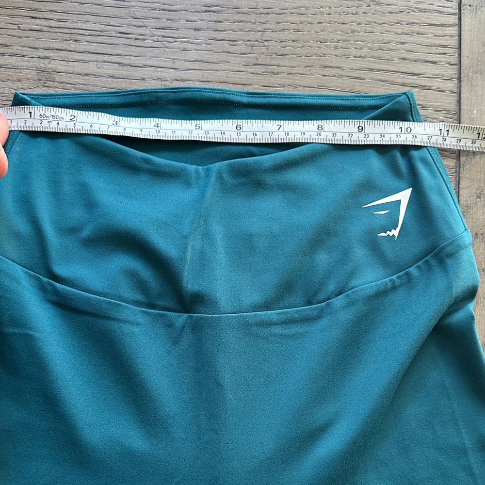 Gymshark B1A1V Training 7/8 Leggings Teal Turquoise Size Small - Picture 6 of 7
